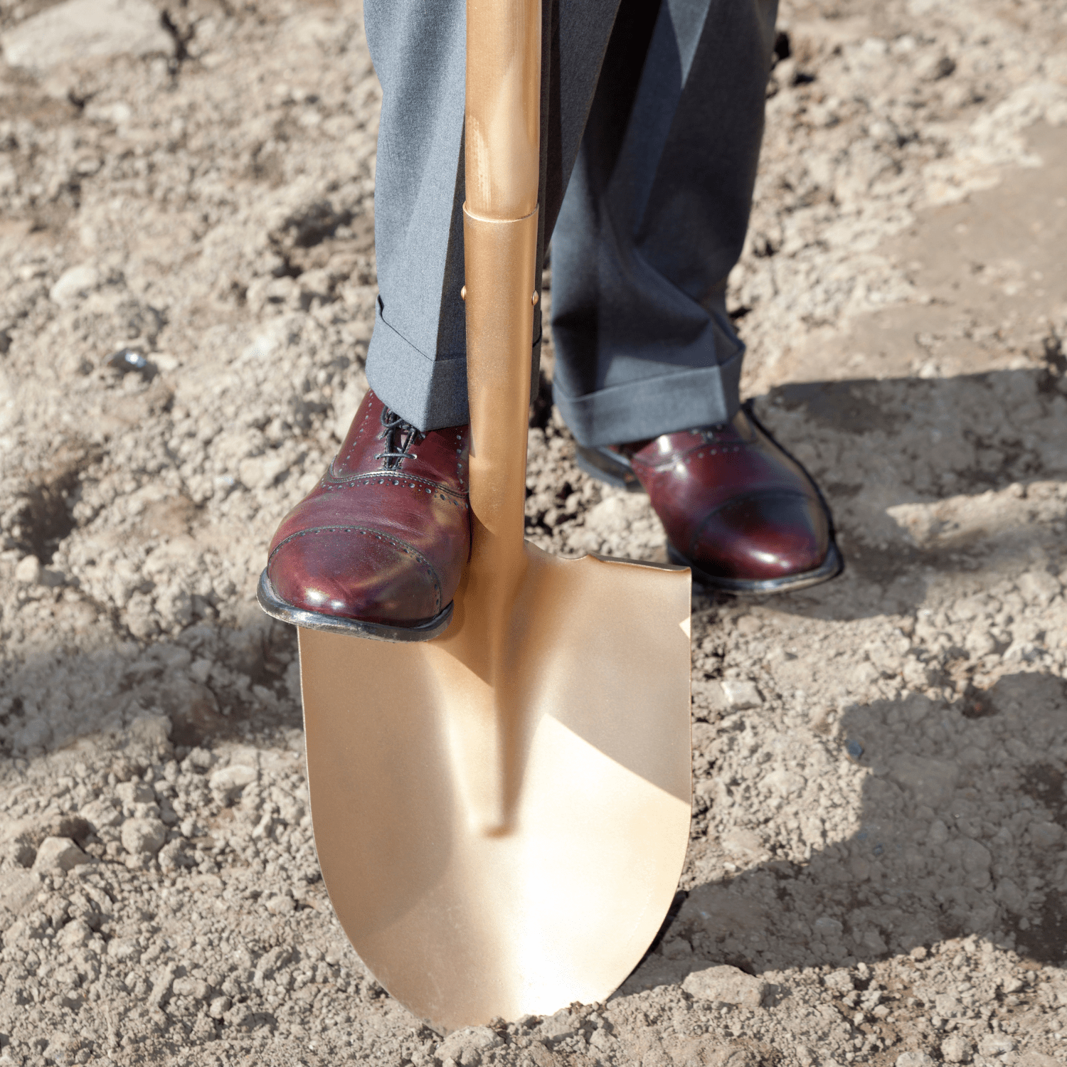breaking ground